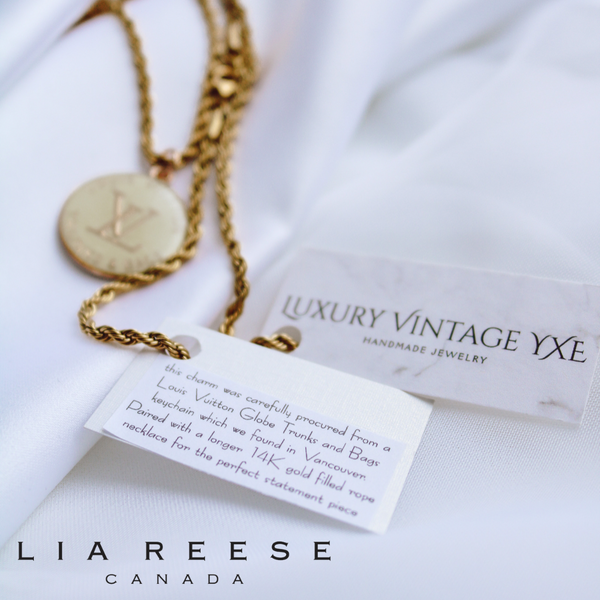 Lux Jewelry Boutique Vintage Reworked Louis Vuitton Charm Keychain Pink Monogram