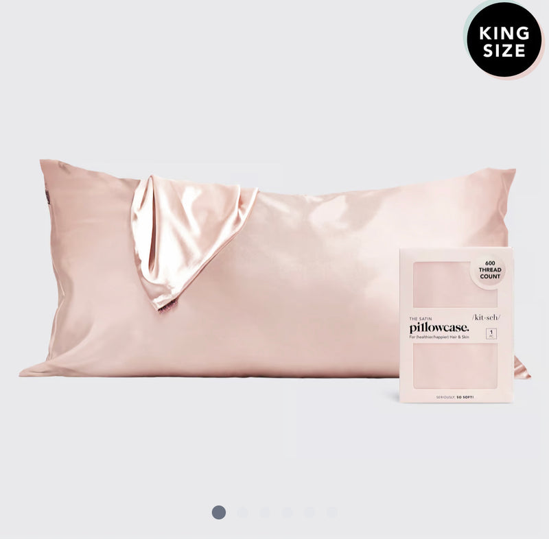 Kitsch Satin Pillow Case King Size