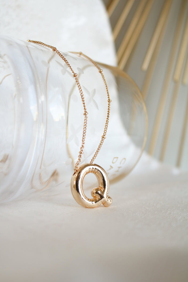 Rose Gold Cloud Monogram