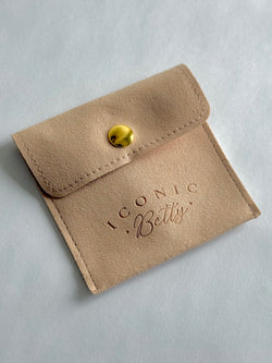 Iconic Betty Suede Jewellery Pouches (Package of 10)