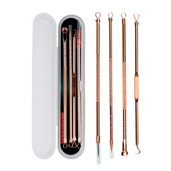Rose Gold Blemish Extractor 4PC