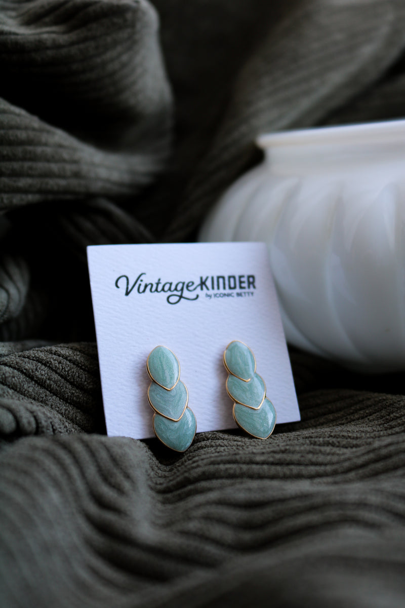 Vintage Kinder Bold Earrings.