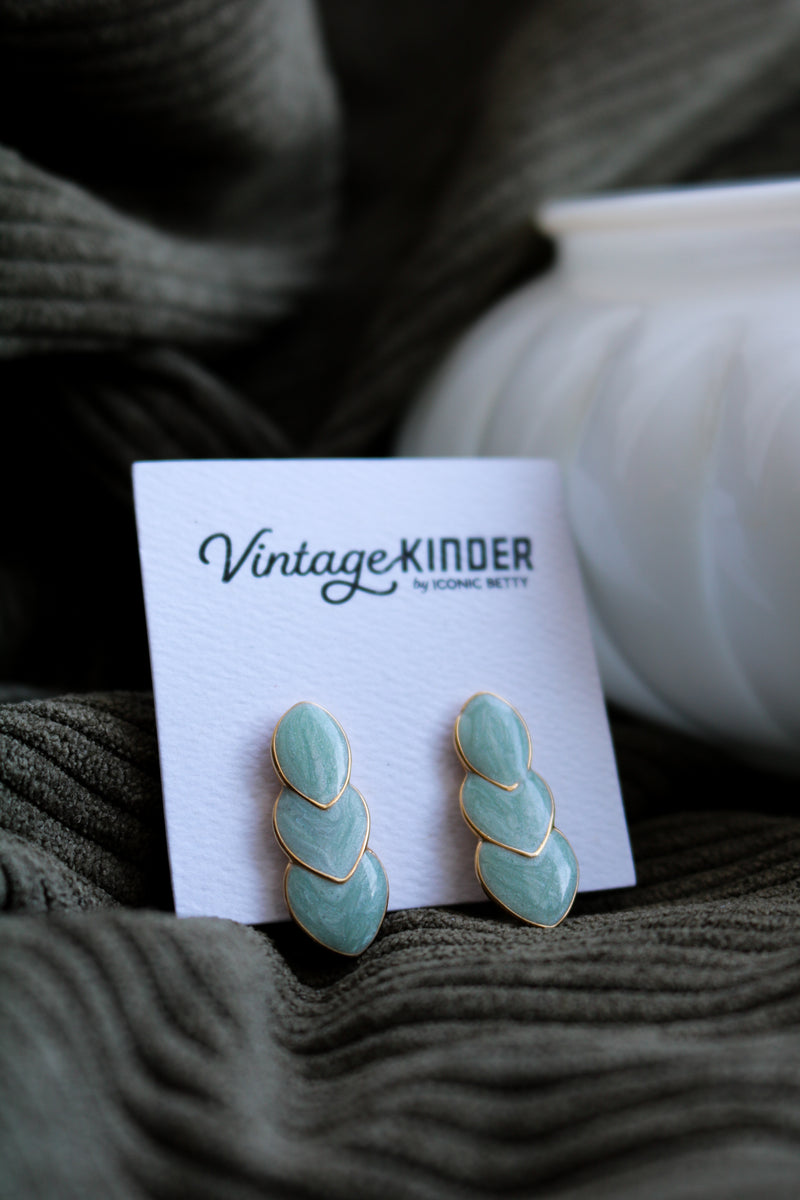 Vintage Kinder Bold Earrings.