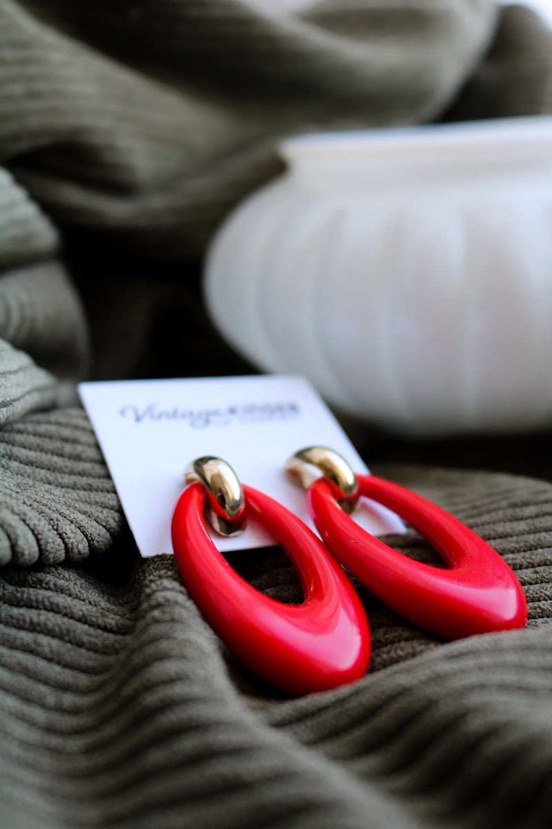 Vintage Kinder Bold Earrings.
