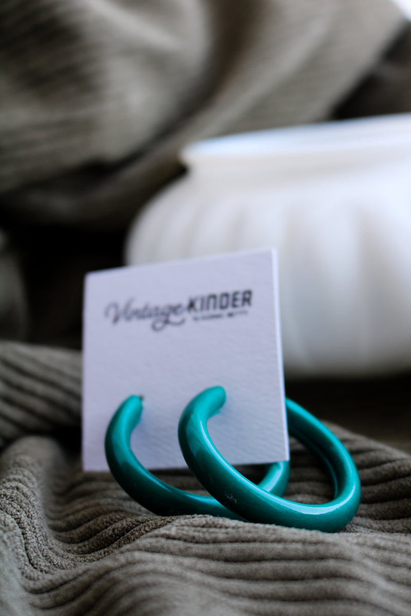 Vintage Kinder Bold Earrings.